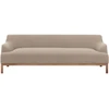 Beliani 3 vietų sofa SOSJO smėlio ir pilkos spalvos