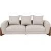 Beliani 3 vietų sofa VINLIDEN, smėlio ir rudos spalvos