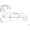 Beliani 4 vietų kampinė sofa LUNGO Boucle, balta, dešininė