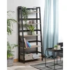 Beliani 5 lentynų stovas CROYDON 163 cm juodas