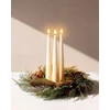 Beliani 6 LED žvakių rinkinys AURUM 28 cm, balkšvos spalvos