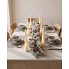 Beliani 6 LED žvakių rinkinys AURUM 28 cm, balkšvos spalvos