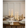 Beliani 6 LED žvakių rinkinys AURUM 28 cm, balkšvos spalvos