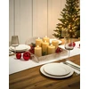 Beliani 6 LED žvakių rinkinys BRAISE 10/13/15 cm smėlio spalvos