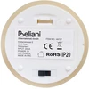 Beliani 6 LED žvakių rinkinys BRAISE 10/13/15 cm smėlio spalvos