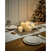 Beliani 6 LED žvakių rinkinys NOISETTE 10/16 cm, kreminės spalvos