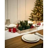 Beliani 6 LED žvakių rinkinys NOISETTE 10/16 cm, žalias