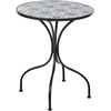 Beliani „AGGIUS“ bistro staliukas, 60 × 60 cm, metalinis, mėlynas