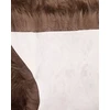 Beliani Avikailis ULURU tamsiai rudos spalvos 65 x 110 cm