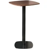 Beliani Baro stalas MORELLA juodos/tamsiai rudos spalvos 60 cm 60 cm