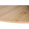 Beliani Baro stalas MORELLA šviesiai rudas / baltas 80 cm 80 cm