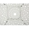 Beliani Bistro stalas ANCONA 90 cm skersmens, metalinis, kreminės baltos spalvos