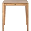 Beliani Bistro stalas CHIOGGIA 70 cm x 70 cm, sertifikuota akacijos mediena, šviesiai rudas