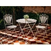 Beliani Bistro stalas PAVIA 71 cm 71 cm Metalas, balta