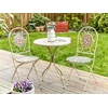 Beliani Bistro stalas SPELLO 60 cm 60 cm Baltas