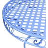 Beliani Bistro staliukas ALBINIA, 70 × 70 cm, metalinis, mėlynas