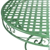 Beliani Bistro staliukas ALBINIA, 70 × 70 cm, metalinis, žalias