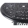 Beliani Bistro staliukas ANCONA 90 cm Metalinis Juodas