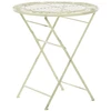 Beliani Bistro staliukas BIVIO 70 cm 70 cm metalinis šviesiai žalias
