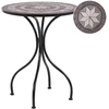 Beliani Bistro staliukas CARIATI 60 cm juodas