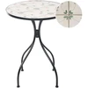 Beliani Bistro staliukas CARONA 60 cm metalinis juodas