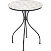 Beliani Bistro staliukas CARONA 60 cm metalinis juodas