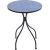 Beliani Bistro staliukas CIGLIANO 60 cm 60 cm metalinis juodas