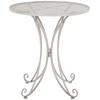 Beliani Bistro staliukas CILENTO 71 cm 71 cm metalinis pilkas