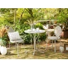 Beliani Bistro staliukas CILENTO 71 cm 71 cm metalinis pilkas