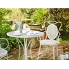 Beliani Bistro staliukas CILENTO 71 cm 71 cm metalinis pilkas