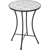 Beliani Bistro staliukas COLLIO 60 cm metalinis juodas