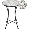 Beliani Bistro staliukas COLLIO 60 cm metalinis juodas