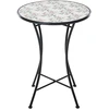 Beliani Bistro staliukas COLLIO 60 cm metalinis juodas