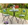 Beliani Bistro staliukas COZZANA 60 cm Metalinis Juodas