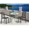 Beliani Bistro staliukas TALTAL 64 cm 64 cm Metalinis Šviesiai žalias