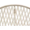 Beliani Bistro staliukas YAVIZA 80 × 36 cm, metalinis, šviesiai smėlinis