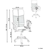 Beliani Biuro kėdė DESIGN Smėlio spalvos