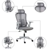 Beliani Biuro kėdė ERGONOX pilka