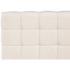 Beliani „Boucle“ lova CRESSAT 180 x 200 cm, kreminė balta