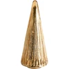 Beliani Dekoracinių figūrėlių rinkinys OYEREN Kalėdų eglutė, 21/29/37 cm, auksinės spalvos