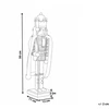 Beliani Dekoratyvinė figūrėlė HALLSJON Spragtukas 50 cm raudona/žalia
