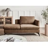Beliani Dešininė gulto sofa SIEVOZ Ruda