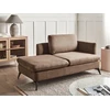 Beliani Dešininė gulto sofa SIEVOZ Ruda