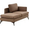 Beliani Dešininė gulto sofa SIEVOZ Ruda