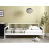 Beliani Dieninė lova TRICOT 90 x 200 cm, balta