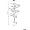 Beliani Dirbtinė monstera 155 cm žalia
