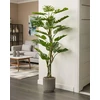 Beliani Dirbtinė monstera 155 cm žalia