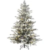 Beliani Dirbtinė snieguota Kalėdų eglutė su LED lemputėmis BRISCO 180 cm, balta