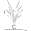 Beliani Dirbtinis augalas BANANA TREE 162 cm, auksinis