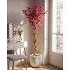 Beliani Dirbtinis augalas BOUGAINILLEA TREE 180 cm rožinis